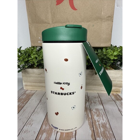 NEW IN HAND Starbucks x Hello Kitty 2025 Limited Edition 12oz Tumbler with Tags! - Picture 2 of 5